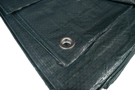 Тент 100 г/м2 4*6м "Grey"тарпауліновий тент від дощу | Зображення 4