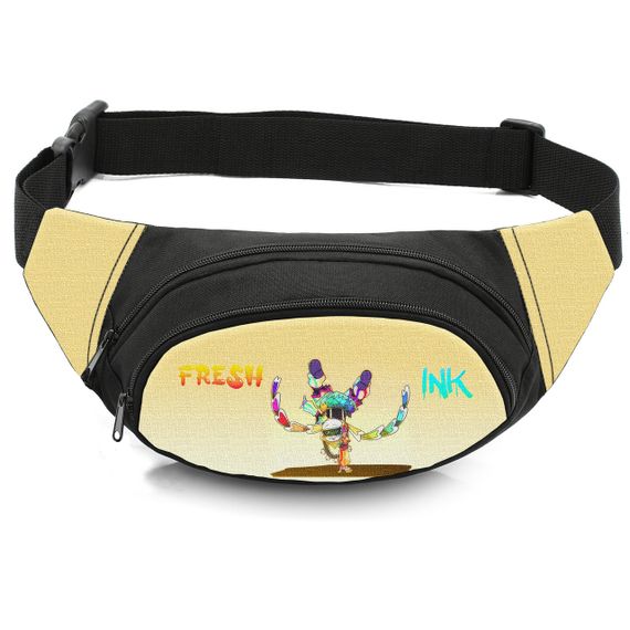 Сумка-бананка детская с принтом Fresh!Ink поясная сумка для мальчика (4697)