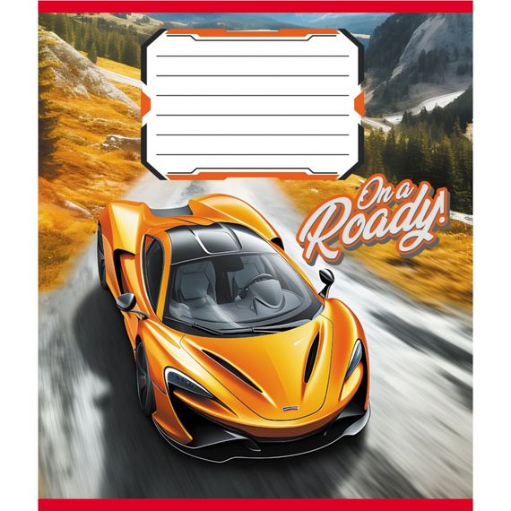 Зошит учнівський "В дорогу" 012-520163L-3 в лінію, 12 аркушів