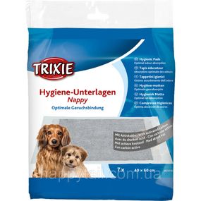 Пелюшки Trixie для собак з активованим вугіллям 40 х 60 см 7 шт