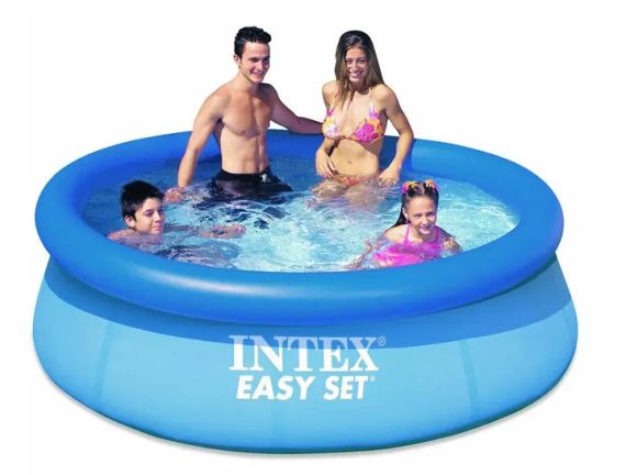 Надувний безкаркасний круглий басейн Intex 28132 (366-76см, 5621 л, фільтр-насос 230V) | Зображення 1