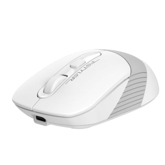 Миша бездротова A4Tech Fstyler FB10C (Grayish White),  USB, колір сірувато-білий | Зображення 2