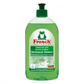 Засіб для миття посуду Frosch Зелений лимон 4009175176172 0.5 л