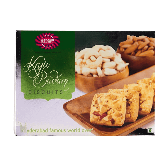 Печиво веганське з кеш’ю та мигдалем  Vegan Kaju Badam Biscuits 400г Karachi Bakery 8908004010976