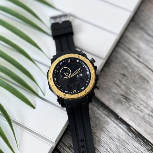 Чоловічий годинник Sanda 6012 Black-Gold | Зображення 2