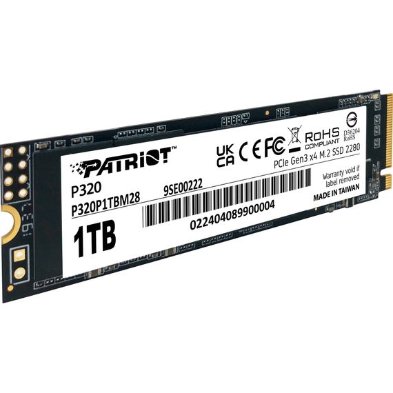 Накопичувач SSD M.2 2280 1TB Patriot (P320P1TBM28) | Зображення 1