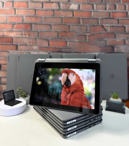 Ноутбук-трансформер Dell Latitude 3120 2-в-1 / 11,6" (1366x768) IPS Touch / Intel Pentium Silver N6000 (4 ядра по 1,1 - 3,3 ГГц) / 4 ГБ DDR4 / 120 ГБ SSD / Intel UHD Graphics / WebCam / Windows 11 б/в | Зображення 5