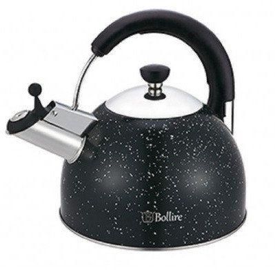 Чайник зі свистком Bollire BR-3008 2.5 л чорний