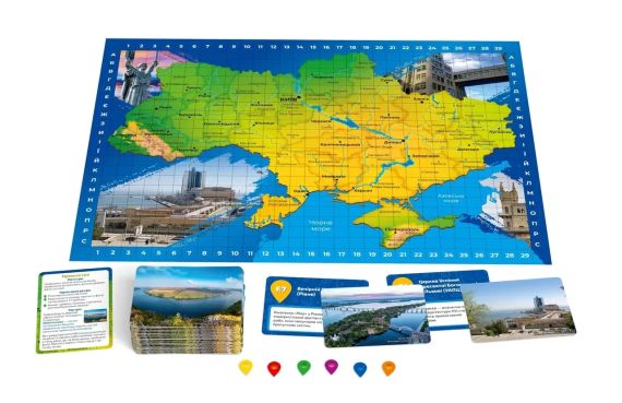Настольная игра Угадай локацию Украина | Зображення 3