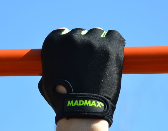 Рукавички для фітнесу MadMax MFG-251 Rainbow Green M | Зображення 8