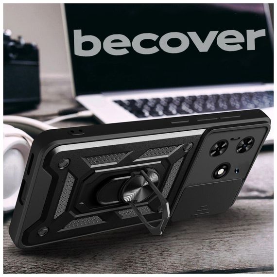 Чохол до мобільного телефона BeCover Military Tecno Spark 20 (KJ5n) Black (712168) | Зображення 3