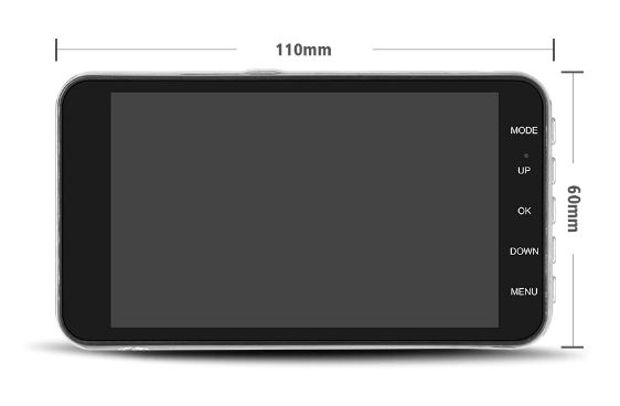 Відеореєстратор FullHD з вбудованими мікрофоном і виносної камерою з двома камерами і ІК-підсвічуванням XPRO DRIVE XT689 | Зображення 6
