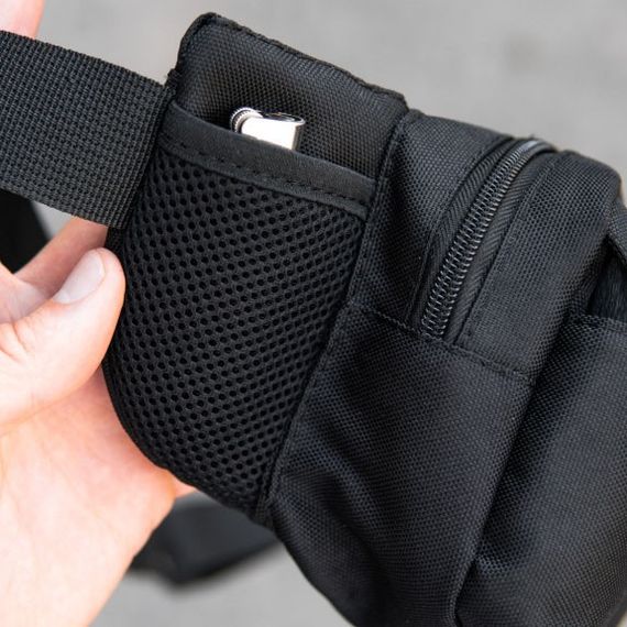 Якісна сумка бананка, Чоловіча містка бананка, для хлопців Поясна сумка без принта підліток KB-85 | Зображення 7