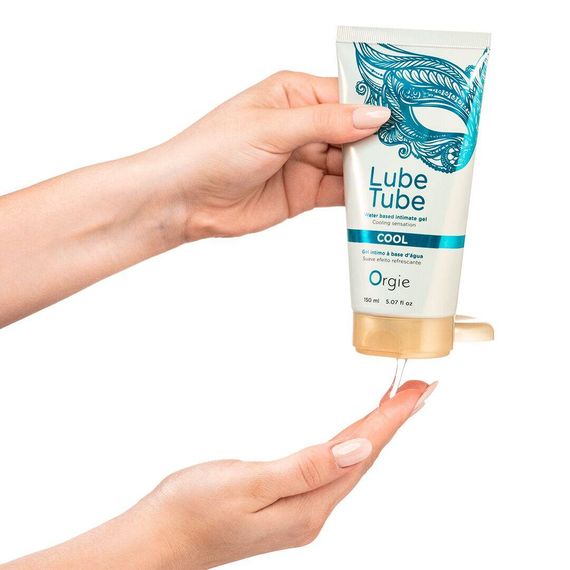 Лубрикант на водной основе Orgie Lube Tube Cool, 150 мл, с охлаждающим эффектом, без запаха Sex Aura | Зображення 1