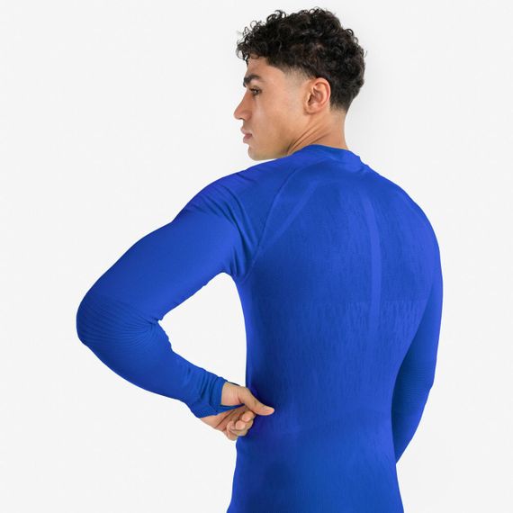 Термофутболка з довгими рукавами Keepdry для дорослих синя - XS. | Зображення 2