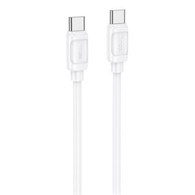Дата кабель Hoco X115 Surpass Type-C to Type-C 60W (1m) White
