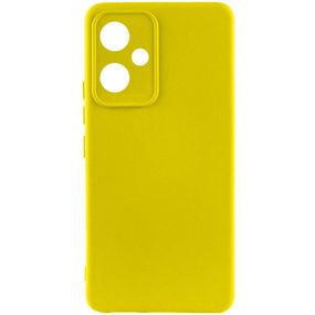 Чехол Silicone Cover Lakshmi Full Camera (A) для Xiaomi Redmi 12 Full camera, Жовтий/Flash, ТПУ (термопластичний поліуретан)
