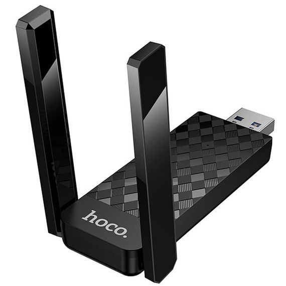 Портативный модем WiFi роутер Hoco HI34 600Mbs (Micro SIM) Black | Зображення 2