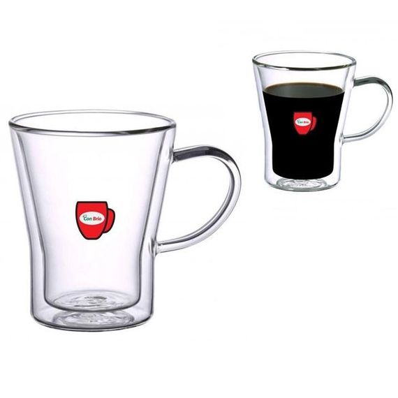 Набор чашек с двойными стенками хорошего качевства, Чашка с двойными стенками для кофе SD-15 | Зображення 7