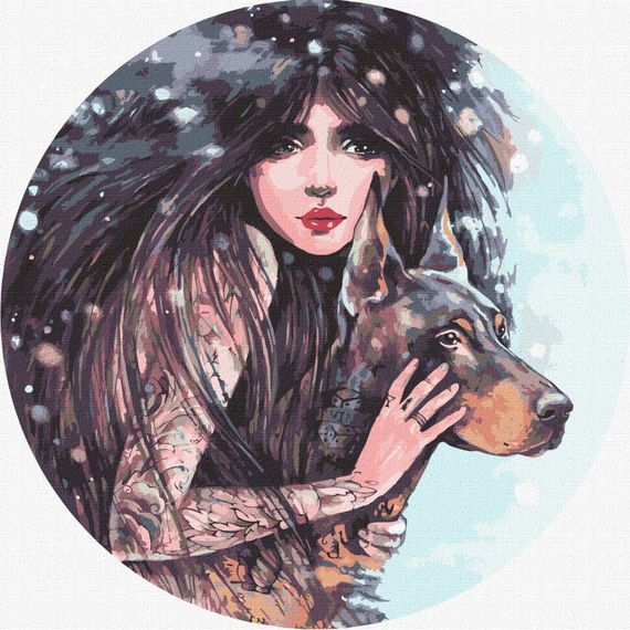 Картина по номерам "Дикая воля" ©lesya_nedzelska_art Идейка KHO4937 40х40 см