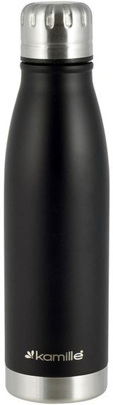 Термос-пляшка Kamille Bottle 500мл чорний
