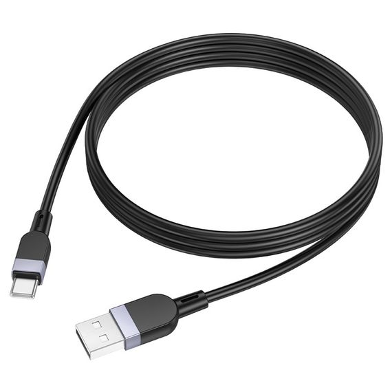 Дата кабель Hoco X109 Energy silicone USB to Type-C (1m) Black | Зображення 2