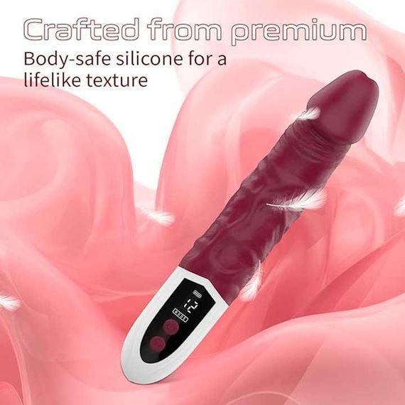 Реалістичний вібратор Satisfyer Lover 12 режимів бордовий | Зображення 5