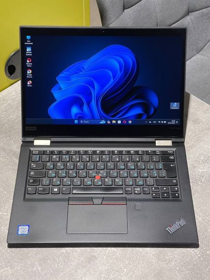Ультрабук-трансформер Lenovo ThinkPad X390 Yoga / 13.3" (1920x1080) IPS Touch / Intel Core i5-8250U (4 (8) ядра по 1.6 - 3.4 GHz) / 8 GB DDR4 / 120 GB SSD / Intel UHD Graphics / WebCam б/в | Зображення 1