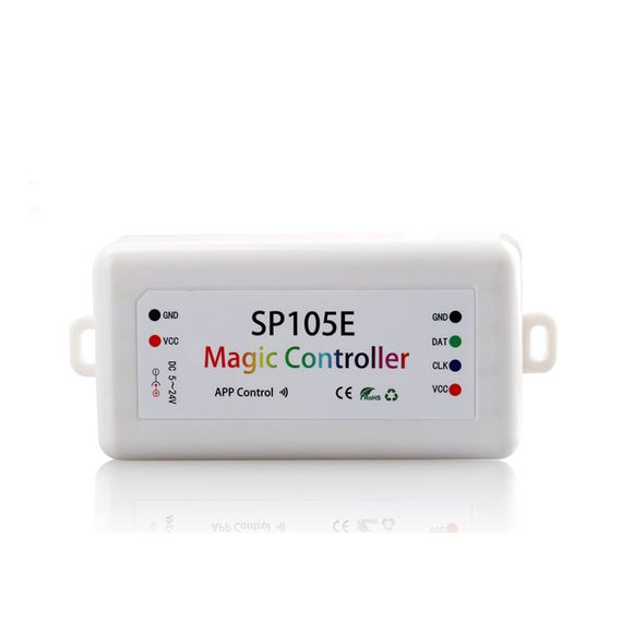 Контролер PROLUM SPI; RGB; Bluetooth; 4PIN; Max:2048px | Зображення 1