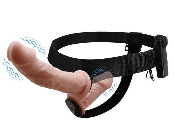 Страпон з вібрацією з 2-ма вібромоторами ULTRA PASSIONATE HARNESS STRAP-ON, BW-022060 sexstyle | Зображення 2