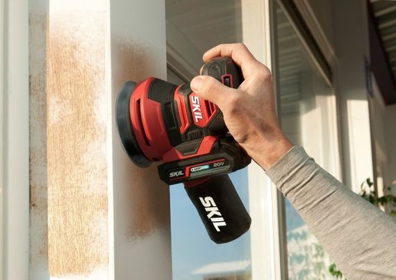 Акумуляторна ексцентрикова шліфувальна машина 125мм 20В SKIL 3745 CA 11071000101 (SR1E3745CA) | Зображення 5