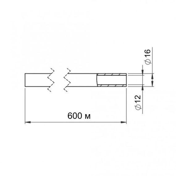 Труба для теплої підлоги Thermo Alliance зі зшитого поліетилену PEX-a EVOH 16x2.0 мм (600 м) TAS00316600 | Зображення 1