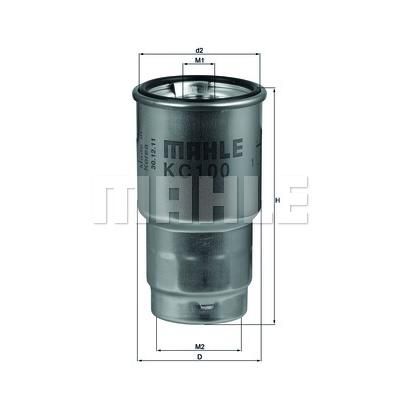 Фильтр топливный Mahle KC100D