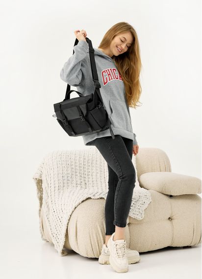 Сумка жіноча Sambag DART Чорна 33 х 24 х 10 см (51311301) | Зображення 7