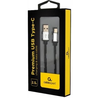 Дата кабель USB 2.0 AM to Type-C 2.5m Cablexpert (CCP-USB2-AMCM-2.5M) | Зображення 4