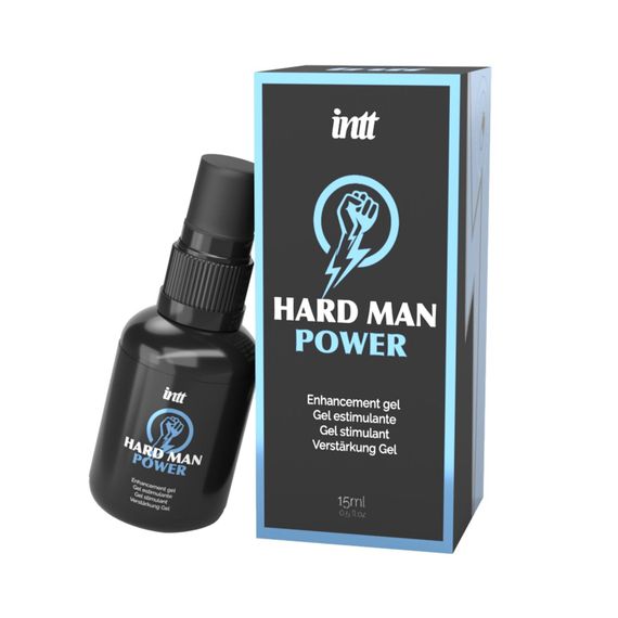 Стимулювальний гель для ерекції Intt Hard Man Power (15 мл), екстракт гінгко білоба, таурин | Зображення 1