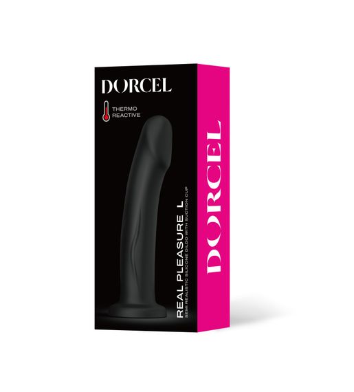 Фаллоимитатор Dorcel Real Pleasure L Black | Зображення 5