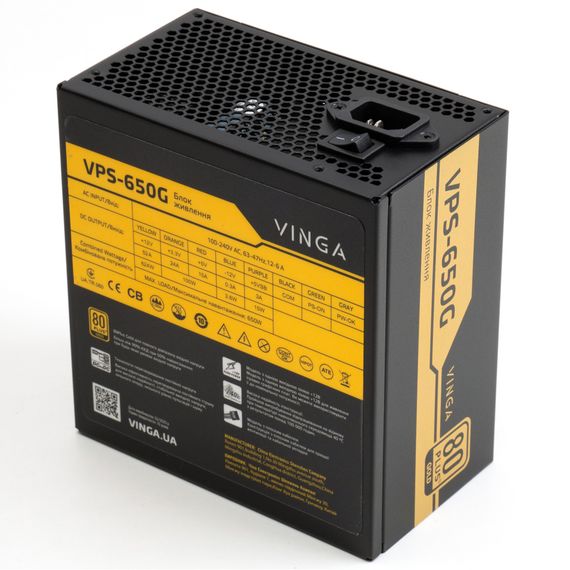 Блок живлення Vinga 650W (VPS-650G) | Зображення 5