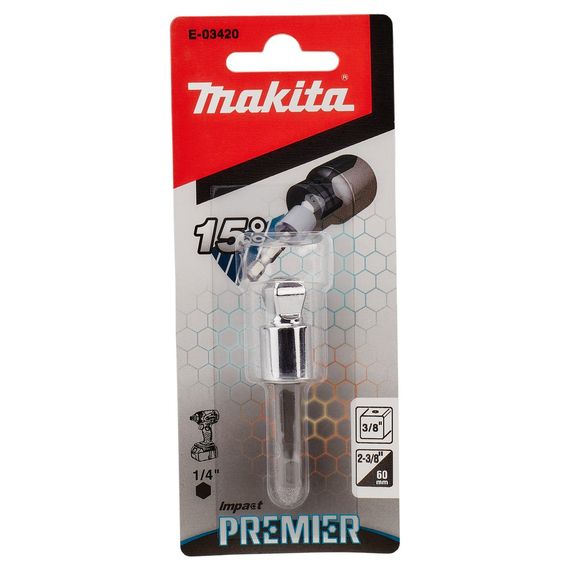 Перехідник з HEX1/4" на SQ3/8" Makita Impact Premier E-03420 | Зображення 1