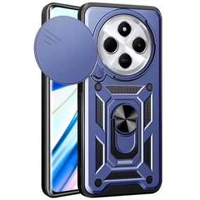 Чохол Ummi Camshield Serge Ring для Xiaomi Redmi 14C / A4 / Poco C75 / M7 Чорний Синій