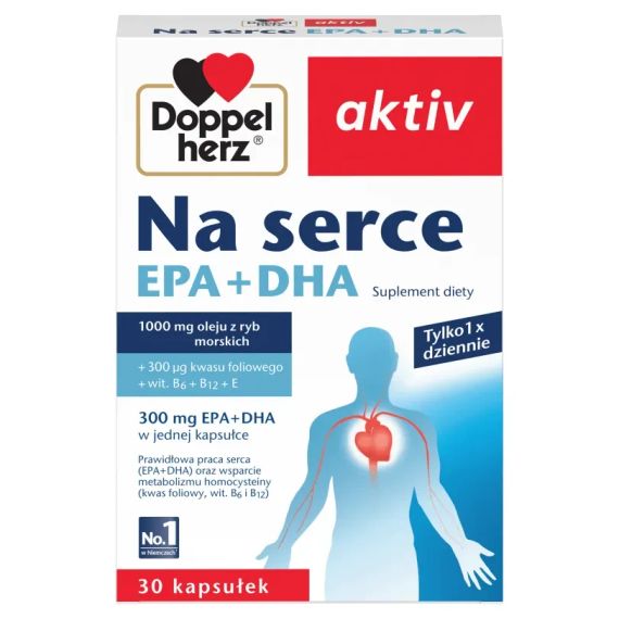 Омега-3 Doppelherz aktiv EPA + DHA для серця і судин, 30 капсул