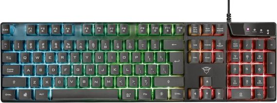Игровая клавиатура Trust GXT 835 Azor с подсветкой проводная 3 режима LED, полноразмерная, QWERTY (английский) | Зображення 5