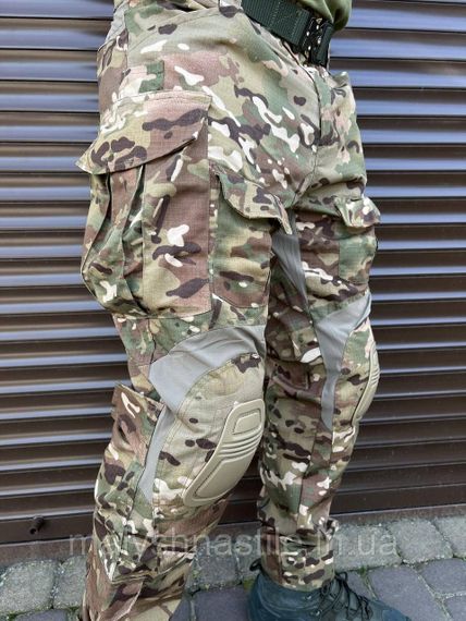 Штани тактичні Combat Tactical мультикам з наколіниками | Зображення 2