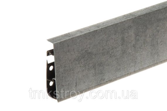 Плинтус CEZAR Hi Line Prestige 75x22x2500mm M253 матовый Камень 1