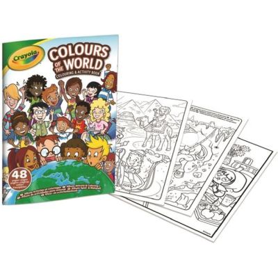 Набор для творчества Crayola Colours of the World Раскраска, 48 страниц (04-2668) | Зображення 2