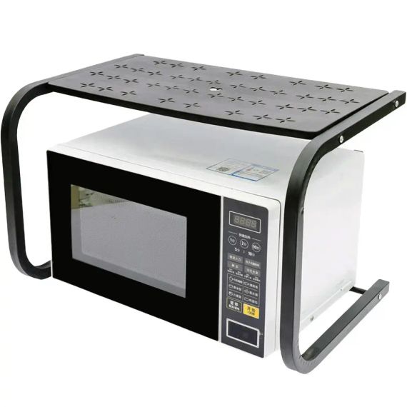 Полочка для микроволновки 53х32х32см / Подставка для микроволновки / Настольная полка органайзер | Зображення 1