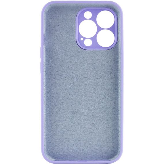 Чохол Silicone Case Full Camera Protective (AA) NO LOGO для Apple iPhone 16 Pro (6.3") Бузковий / Dasheen | Зображення 1