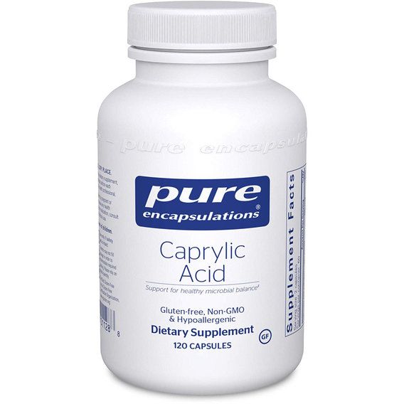 Каприловая кислота Pure Encapsulations Caprylic Acid 120 Caps PE-01128