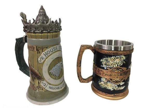 Подарунковий набір Кухоль Game Of Thrones House Stark Гра Престолів Дім Старків і Кухоль Сім Королівств | Зображення 2