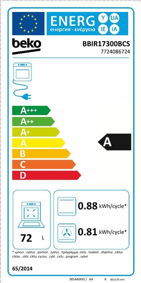 Духовой шкаф Beko электрический BBIR17300BCS | Зображення 7